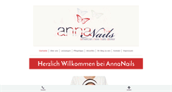 Desktop Screenshot of annanails.eu